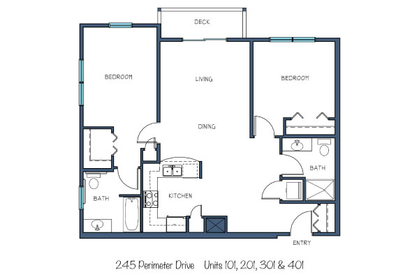 245 Perimeter Drive Unit 101, 201, 301, 401