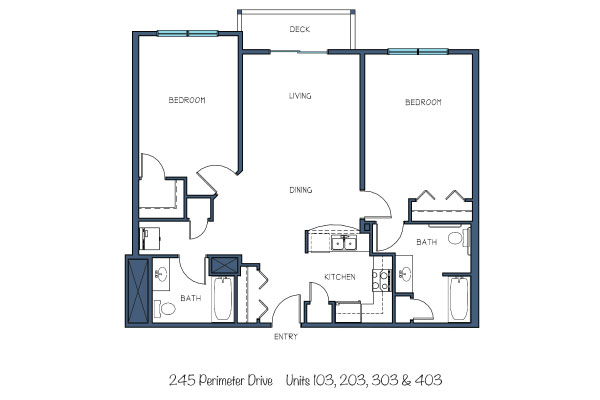 245 Perimeter Drive Unit 103, 203, 303, 403