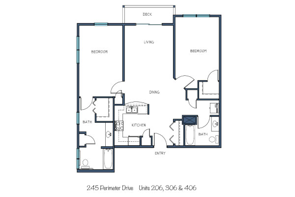 245 Perimeter Drive Unit 206, 306, 406